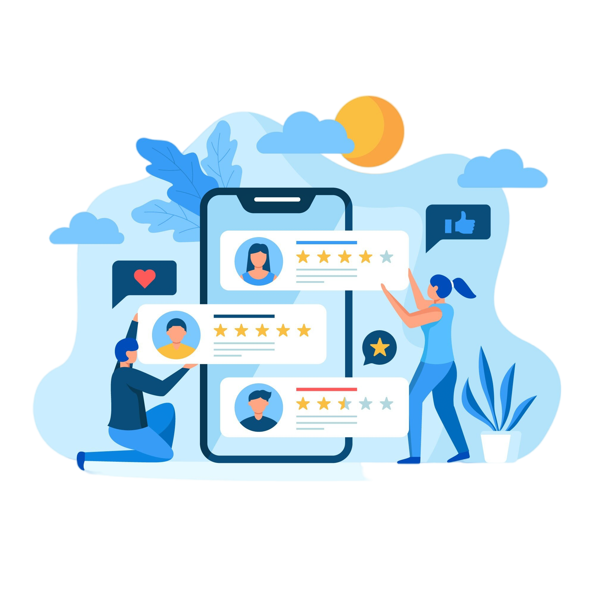 Rating/Review System Icon